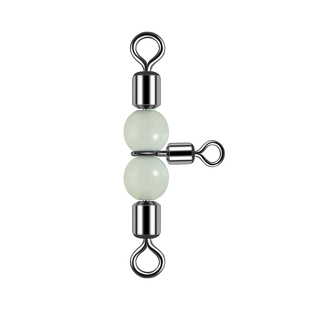 海钓八字环三叉转环连接器分叉器三通8字环路亚别针钓鱼T型连接环