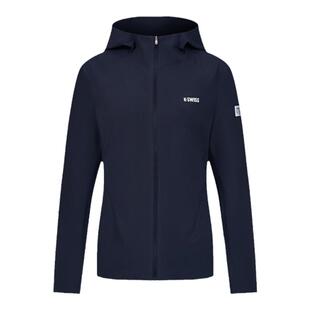 KSWISS盖世威外套女 时尚运动梭织修身连帽衫女士防晒服 1910694