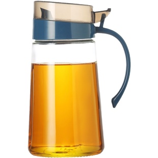玻璃油壶家用玻璃油瓶防漏酱油醋调料瓶套装厨房装油罐带盖瓶子