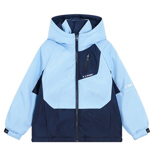 男童冬装户外滑雪防水冲锋衣棉服2025新款中学生儿童运动加厚外套