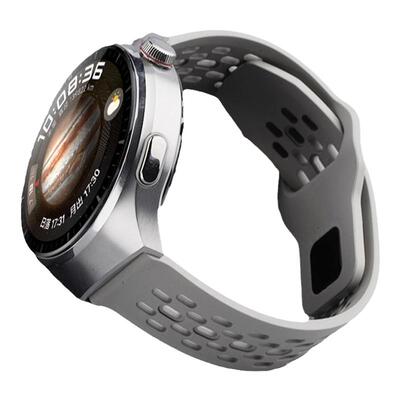 适用华为watch5透气氟橡胶gt5表带GT4手表智能watchgt4运动pronew男士GT3高级感gt2pro女生ultimate夏天腕带