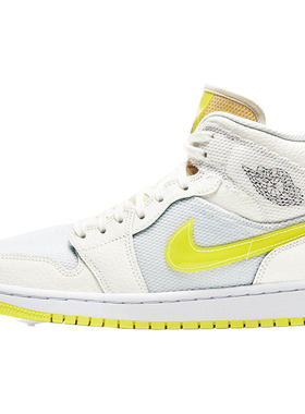 Nike/耐克正品 Air Jordan 1 Mid AJ1 湖人中帮男女篮球鞋DB2822