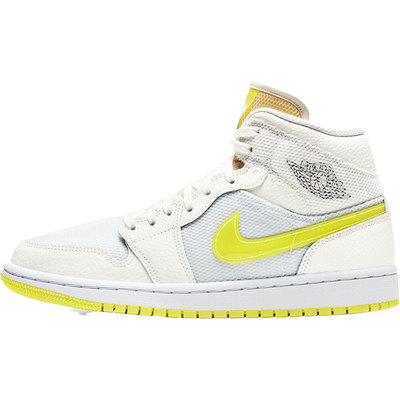 Nike/耐克正品 Air Jordan 1 Mid AJ1 湖人中帮男女篮球鞋DB2822