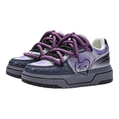 汤姆猫休闲板鞋厚底面包鞋