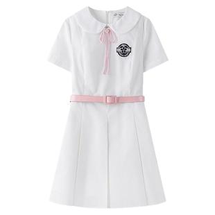 东京岁时记jk制服裙白色百褶裙女盛夏服jk夏新款小个子短袖连衣裙