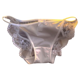 维多利亚多培尔法式高级缎面蕾丝内裤女性感透明网纱中低腰抗菌