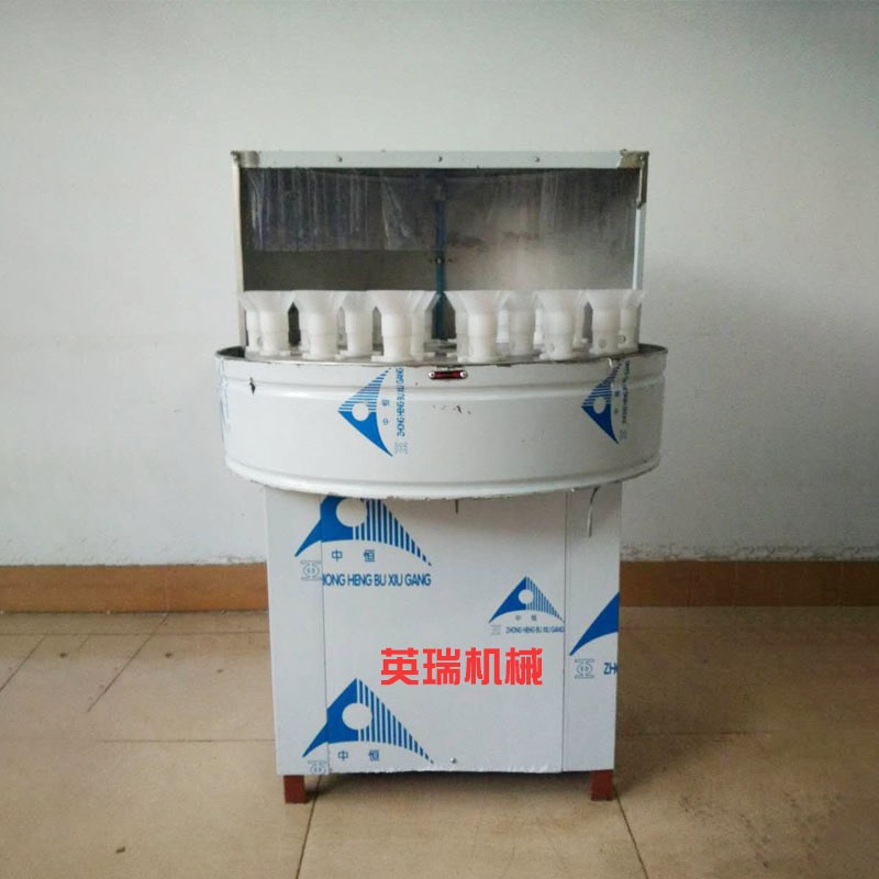 32工位圆盘冲瓶机旋转式半自动洗瓶机玻璃塑料瓶循环清洗机器设备