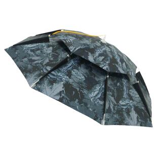 伞帽头戴式新款钓鱼帽伞户外伞垂钓雨伞帽子超轻透气黑胶双层防晒