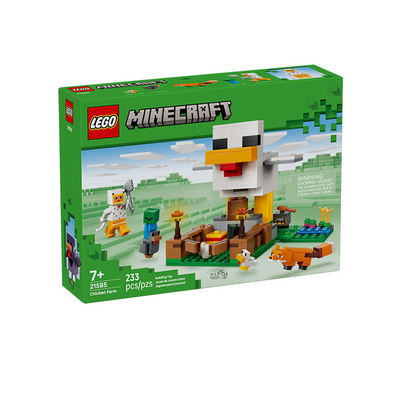 乐高我的世界小鸡农场7+233粒