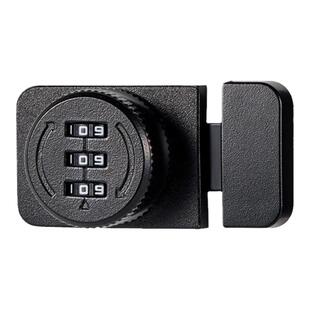 橱柜密码锁免打孔办公室档案储物柜锁小型家用衣柜门锁卡扣抽屉锁