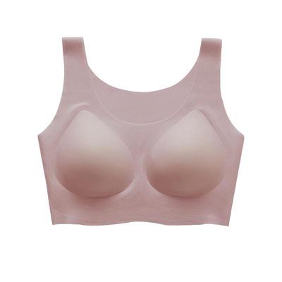 桔内内衣冰丝一片式无痕无钢圈