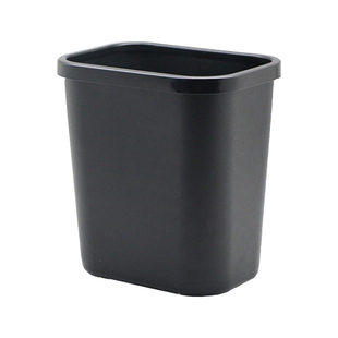 酒店垃圾桶长方形15L大容量加厚无盖20cm防火阻燃夹缝卫生间扁长