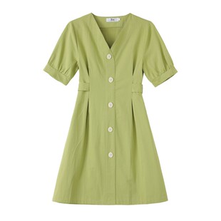 适合胖人的裙子 洋气显瘦大码女装夏装新款胖妹妹减龄遮肚连衣裙