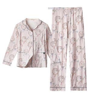 loveloc月子服纯棉孕妇睡衣春秋产妇家居服产后哺乳衣冬款胸垫a类