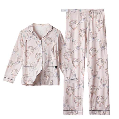 loveloc月子服纯棉孕妇睡衣春秋产妇家居服产后哺乳衣胸垫a类