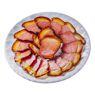 城口锦缘老腊肉 腊后腿肉 烟熏农家土猪后腿肉重庆特产二刀腊肉