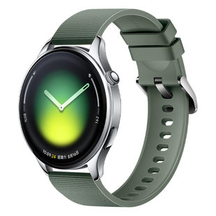 适用小米watch5表带S4sport手表原装同款硅胶s4卡其绿新款xaiomiS3运动智能S2Pro男士s1pro华米女生替换腕带