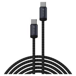 迪沃DEVIA神风系列Type-c尼龙编织1米数据线PD60W快充15充电线适用苹果iPhone 16ProMax/17