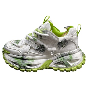 超火老爹鞋2026春季新款增高厚底潮牌男鞋小众时尚涂鸦运动休闲鞋