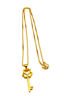 越南沙金项链女锁骨链久不掉色