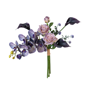 ins风蝴蝶兰仿真花花束客厅摆件设计款假花装饰花卉餐桌花摆花