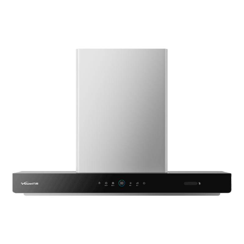 万和小双翼欧式抽油烟机大吸力家用厨房油烟机吸油烟机顶吸T型V7X