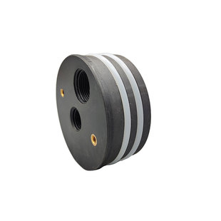 4040膜壳端盖4寸反渗透膜壳堵头反渗透净水设备压力容器专用端盖