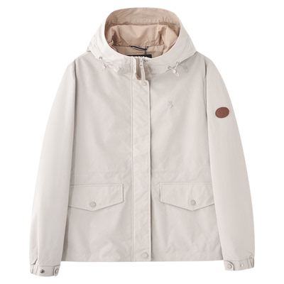 保罗彼得2025秋季新款女士工装休闲宽松百搭连帽短外套SKECU00021