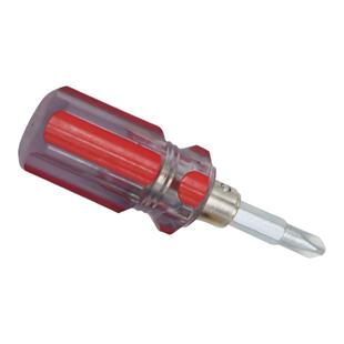 萝卜头螺丝刀 磁性批头两用伸缩螺丝刀一字十字超短小改锥螺丝刀