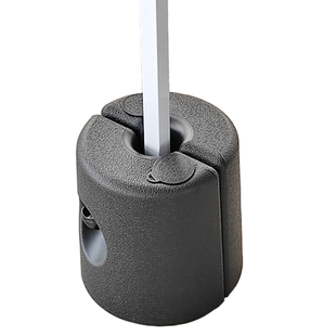 户外帐篷固定神器雨棚注水底座装桶沙袋加重配重支撑防风防倒黑色