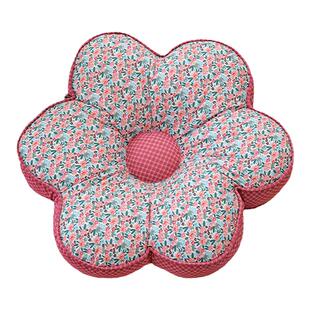 Flowering外贸纯棉花朵造型枕头坐垫靠垫抱枕含芯纯棉可机洗 包邮