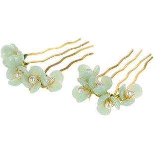 汉服头饰流苏步摇发簪插梳全套超仙简约日常簪子边夹古风发饰套装