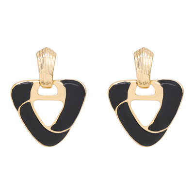 浮漾FLOAT复古合金镀金女耳环