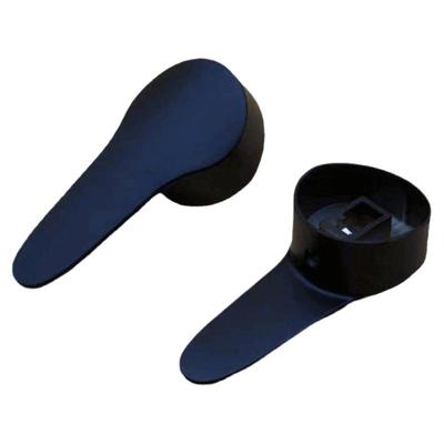 厂家直销黑色锌合金冷热把手