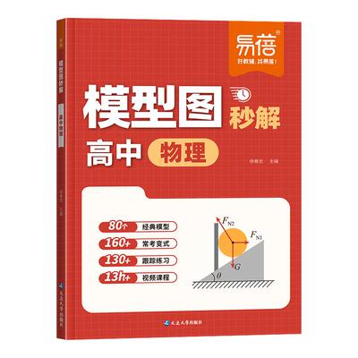 【易蓓】高中物理模型图秒解核心模型高一高二高三高考专题分类训练物理解题模型模型图大题全解物理高考压轴题题型与技巧必刷题