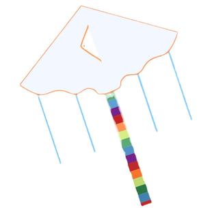 儿童空白风筝diy材料包手工制作涂鸦绘画新款手绘风筝自制教学大