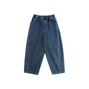 oddtails男童宝宝牛仔裤春春秋柔软舒适中大童裤子洋气百搭休闲裤