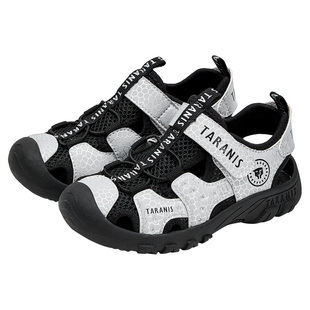 泰兰尼斯夏季儿童运动凉鞋男宝宝户外露营沙滩鞋透气女童旋钮鞋子