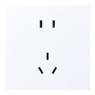 龙胜开关插座面板 E65N一开错位五孔斜USB家用86暗装网络千兆套装