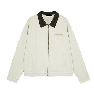 底特律洗水工装夹克巴恩风外套