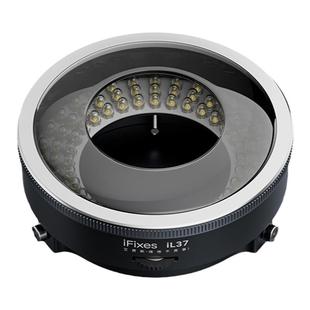 iFixes 显微镜偏振偏正偏光环形灯 96 LED灯珠可调光源带偏振镜片