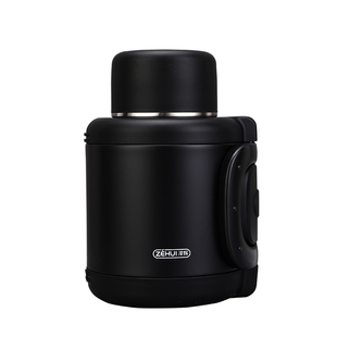 316不锈钢保温杯矮胖型男女户外便携水杯大容量短粗款热水壶定制