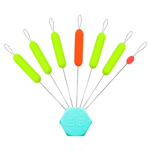 三信正品2024第五代全封闭6+1圆柱型七星漂高灵敏免调漂谷麦 钓鱼