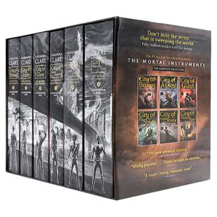 圣杯神器 骸骨之城1-6本盒装 英文原版 The Mortal Instruments科幻电影原著小说city of ashes bonesCassandra Clare进口英语书籍