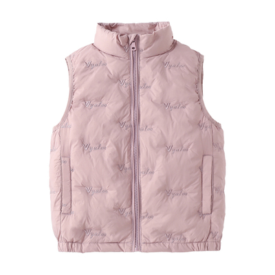 雅鹿儿童羽绒马甲90绒子含量