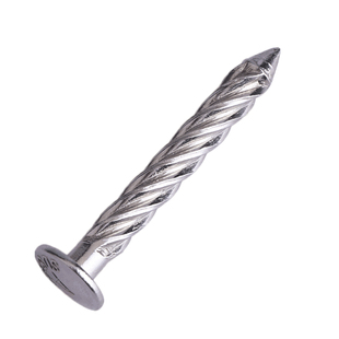 304不锈钢螺纹钉子圆头压爆碳钢螺旋钉水泥自攻钢钉罗纹钉打钉器