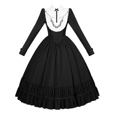 来信与诗·奥黛的回信 ｜WP原创副牌cla方领op刺绣假领双子lo裙春