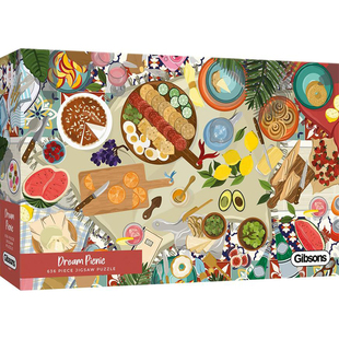 Gibsons欧洲进口拼图636片梦想野餐G4600成年减压益智玩具礼品