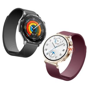 适用华为GT5手表5pro磁吸科纳皮表带GT4运动gt3/2pro智能watch4pro男生watchgt5腕带高级女生表链秋冬真皮