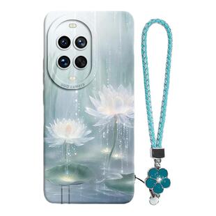 适用华为nova14手机壳nova13pro保护15套por新款12的ultra女11外壳10后9活力版8系列7全包硅胶挂绳好运莲花